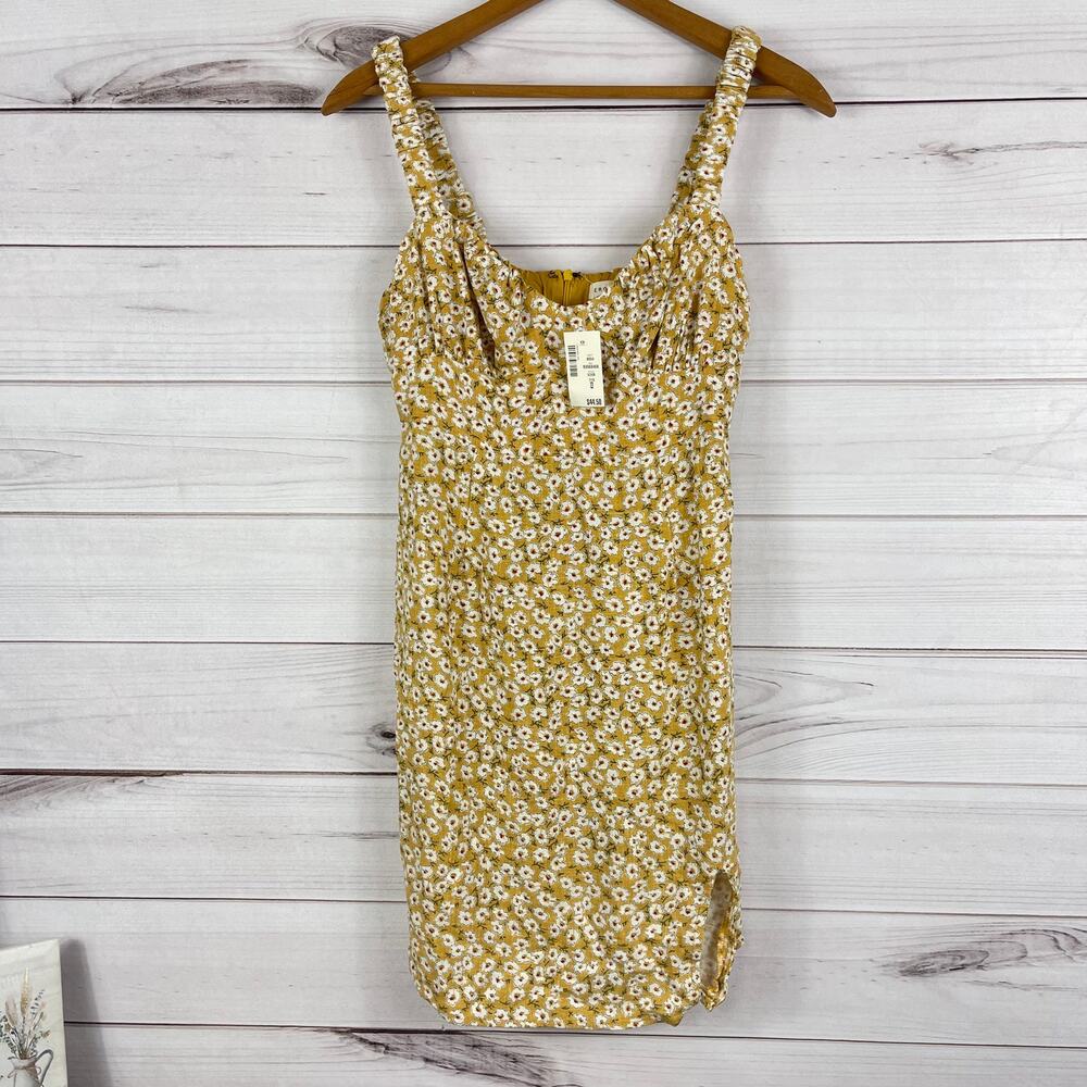 Aeropostale Yellow Floral Mini Dress NWT